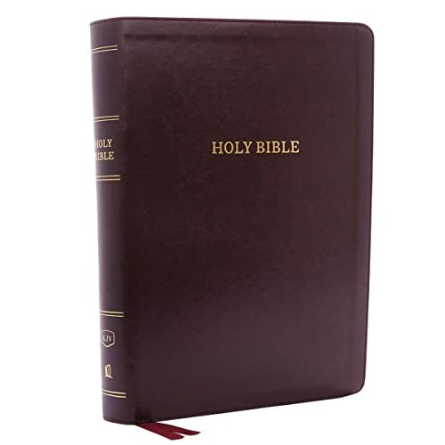 KJV Deluxe Reference Bible Indexed Red Letter Edition [Super Giant Print, Burgundy]