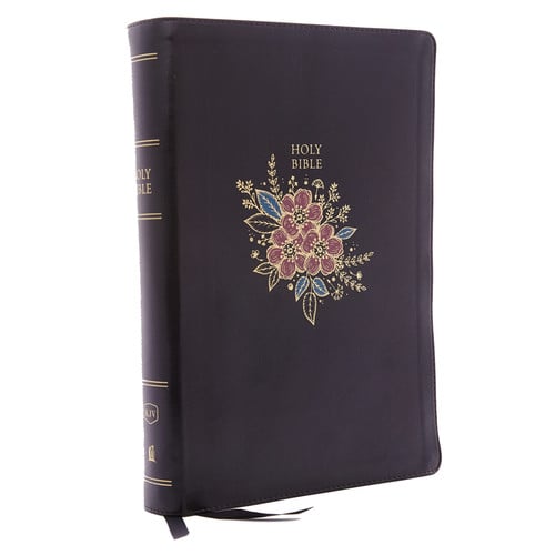 KJV Deluxe Reference Bible Red Letter Edition [Super Giant Print, Black]