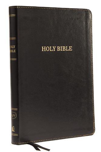 KJV Thinline Bible, Large Print, Indexed, Red Letter Edition [Black]