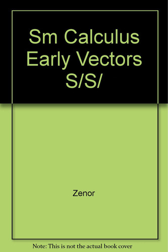 Sm Calculus Early Vectors S/S