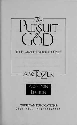 Pursuit of God