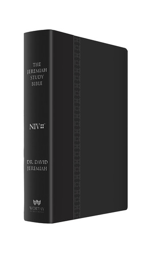 The Jeremiah Study Bible, NIV (Black w/ Burnished Edges) Leatherluxe What It Says. What It Means. What It Means For You.