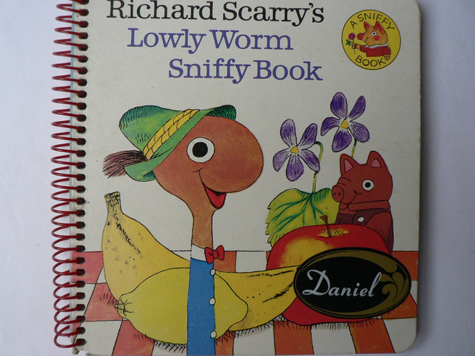 Cover of Richard Scarry's Lowly Worm Sniffy Book