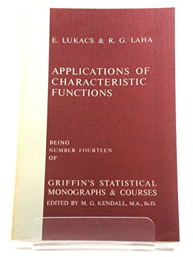 Cover of Applications of Charateristics Functions