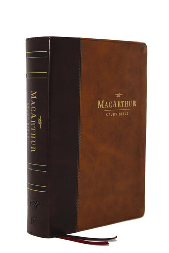 The ESV Macarthur Study Bible, 2nd Edition, Leathersoft, Thumb Indexed Unleashing God's Truth One Verse at a Time [Brown]