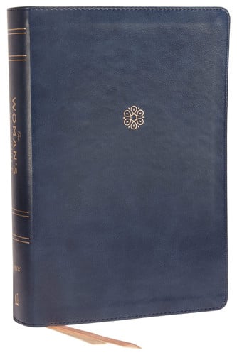 NIV the Woman's Study Bible, Full-Color, Red Letter Edition Receiving God's Truth for Balance, Hope, and Transformation [Blue]
