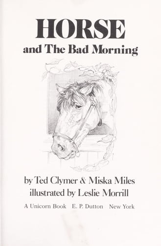 Cover of Horse and the bad morning