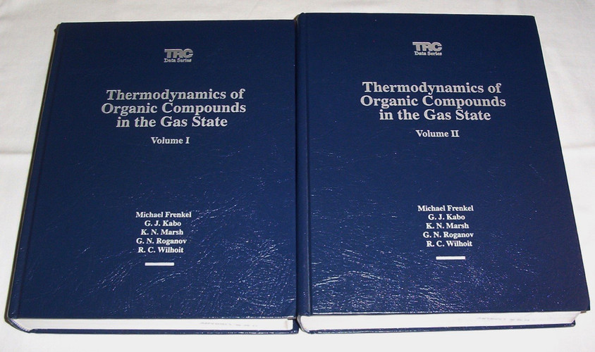 Thermodynamics of Organic Compounds Set
