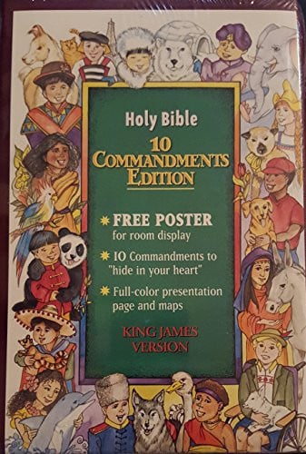 Cover of Holy Bible King James Version: 10 Commandments Edition 