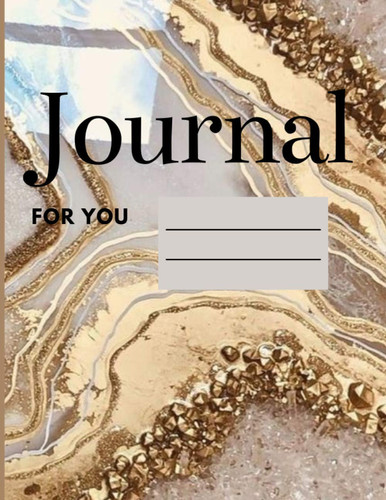 The journal is a beautiful lined notebook