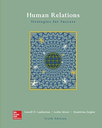 Human Relations Strategies for Success