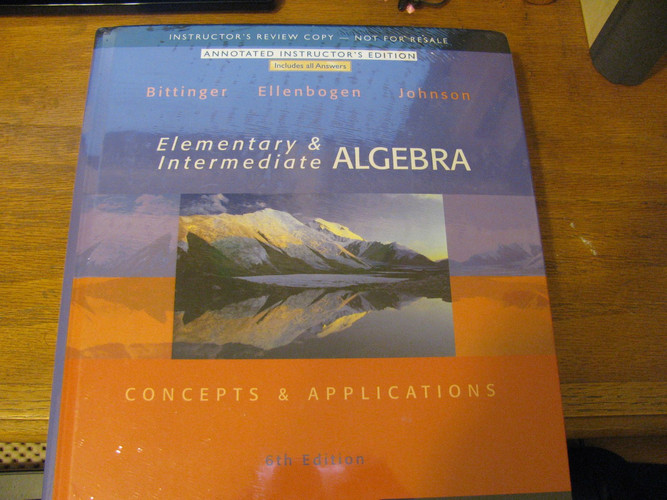 ELEMENTARY+INTERM.ALG.-TEXT >ANNOT.ED<