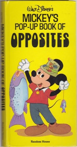 Cover of Walt Disney's Mickey's pop-up book of opposites.