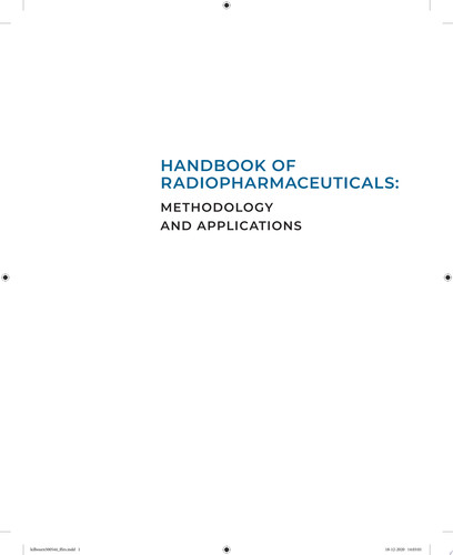 Handbook of Radiopharmaceuticals Methodology and Applications