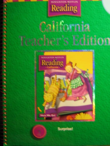 Cover of California Teacher's Edition Grade 1 Theme 2: Here We Go!/Surprise (Houghton Mifflin Reading : a Legacy of Literacy)
