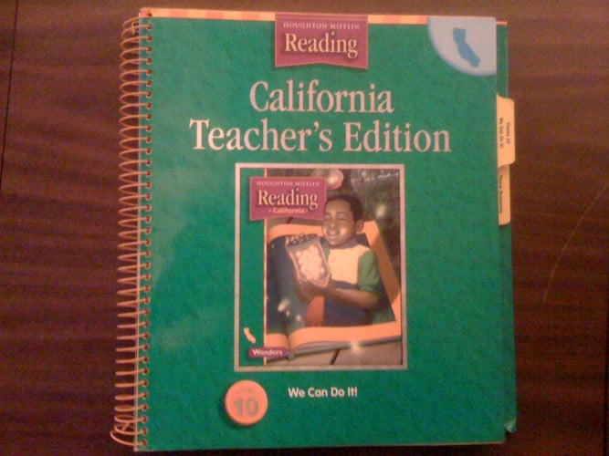 Cover of California Teacher's Edition Grade 1 Theme 10: Wonders/We Can Do It! (Houghton Mifflin Reading : a Legacy of Literacy)