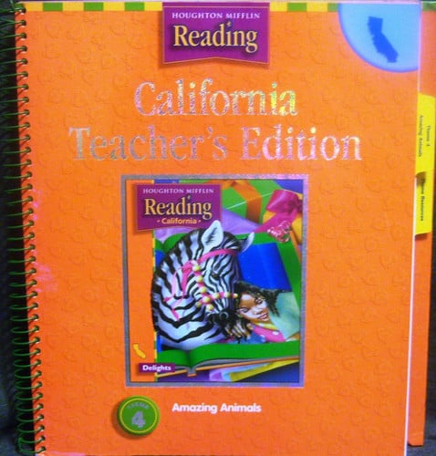Cover of California Teacher's Edition Grade 2 Theme 4: Delights/Amazing Animals (Houghton Mifflin Reading : a Legacy of Literacy)
