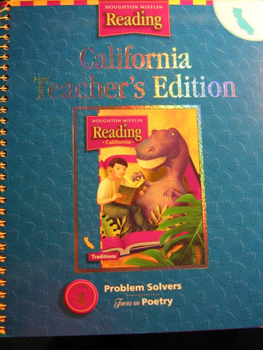 Cover of California Teacher's Edition Grade 4 Theme 4: Traditions/Problem Solvers Focus on Poetry (Houghton Mifflin Reading : a Legacy of Literacy)