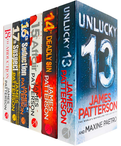 Womens Murder Club 6 Books Collection Set by James Patterson (Books 13 - 18)