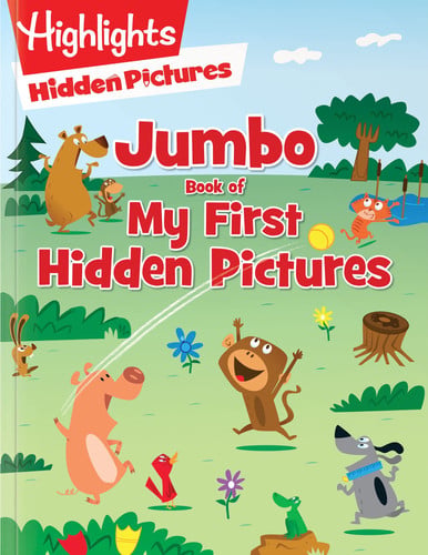 Jumbo Book of My First Hidden Pictures 115+ Hidden Pictures Puzzles in Highlights Activity Book, Seek and Find Puzzles for Kids 3+