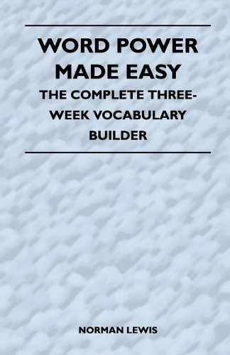 Word Power Made Easy - The Complete Three-Week Vocabulary Builder ~autofilled~