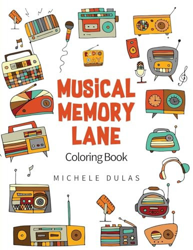 Cover of Musical Memory Lane Coloring Book