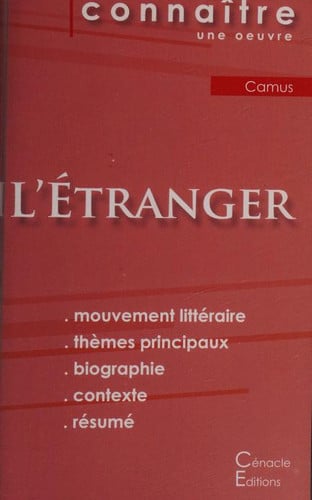 Fiche de lecture L'Étranger de Albert Camus (analyse littéraire de référence et résumé complet)