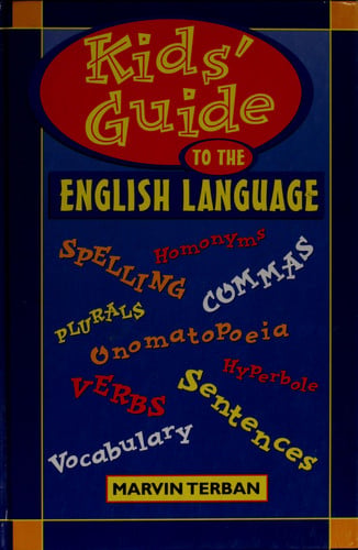 Cover of Kids' guide to the English language