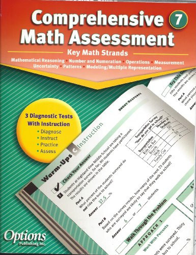 Cover of Comprehensive Math Assessment 7