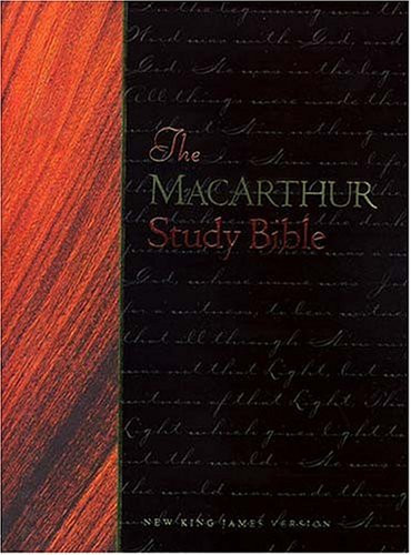 The Macarthur Study Bible (Black Bonded Leather)