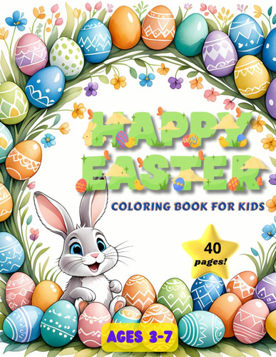 Happy Easter Coloring Book for Kids