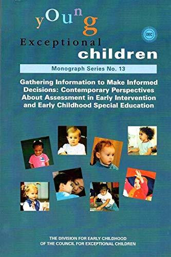 Cover of Young Exceptional Children Series Monograph No. 13