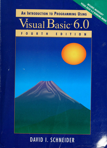 An Introduction to Programming Using Visual Basic 6.0