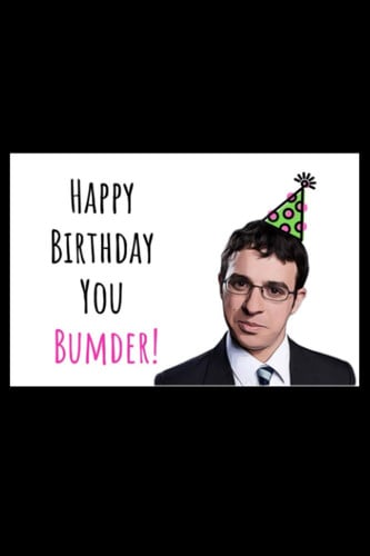 Password Book Happy birthday, you bumder The Inbetweeners, Will, Funny puns, British, GB, Banter, Gift, Pres: Happy birthday, you bumder The ... log book and internet password book organi