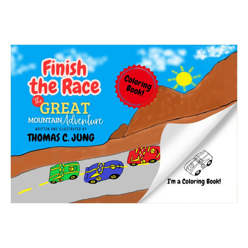 Cover of Finish the Race Coloring Book