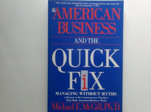 Cover of American Business and the Quick Fix