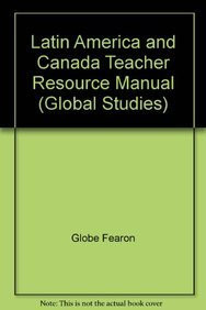 Cover of Latin America and Canada Teacher Resource Manual (Global Studies)