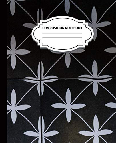 Composition Notebook: Blank lined wide ruled Abstract Workbook for Girls, Kids, Teens, Students, Home, School, and College Writing Notes (7.5"x9.25") (P-21)