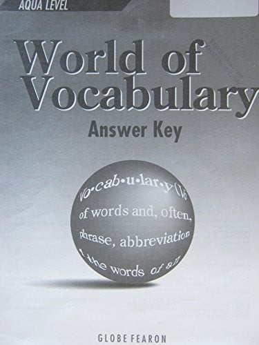 Cover of World of Vocabulary Answer Key