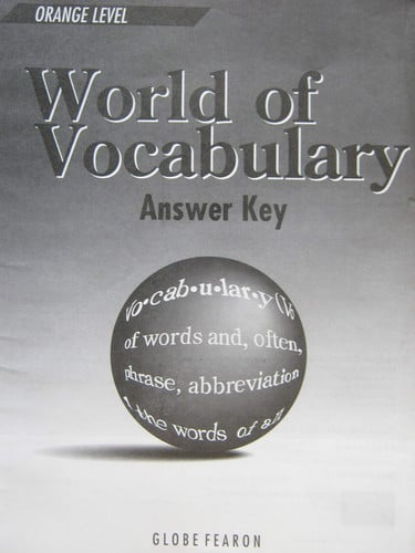 Cover of World of Vocabulary Answer Key