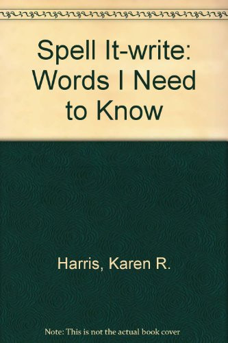 Cover of Spell It-write