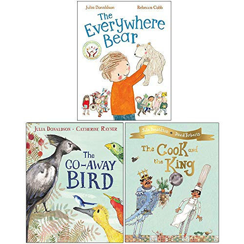 The Everywhere Bear, The Magic Paintbrush, The Cook and the King By Julia Donaldson 3 Books Collection Set