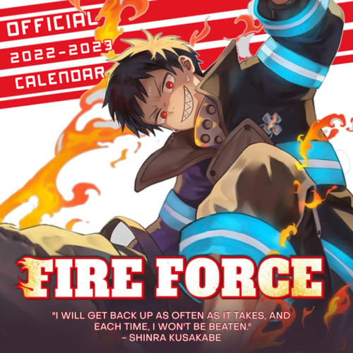 Fire Force 2022 Calendar: Anime-Manga OFFICIAL Calendar 2022-2023 ,Calendar Planner with 18 Exclusive Ten Pictures for Fans Around the World!(Anime Gifts, Office Supplies)