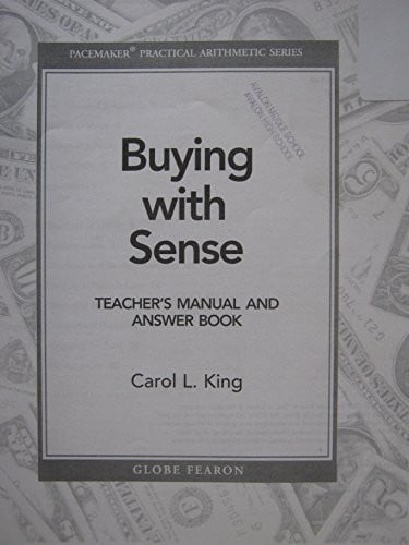 Cover of Buying with Sense Teacher's Guide (Practical Arithmetic)