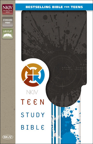 NKJV Teen Study Bible [Duo-Tone Charcoal]