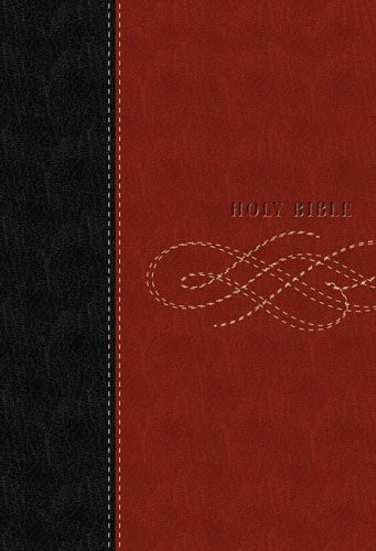 Holy Bible: King James Version Study, Black/Burgundy Leathersoft