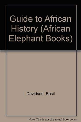 Cover of Guide to African history.