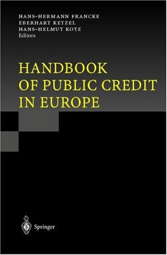 Handbook of Public Credit in Europe
