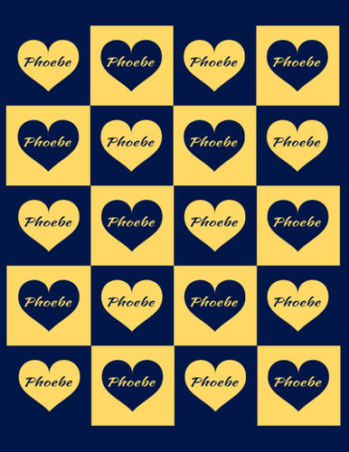PHOEBE: Beautiful Phoebe Present - Perfect Personalized Phoebe Gift (Phoebe Notebook / Phoebe Journal)