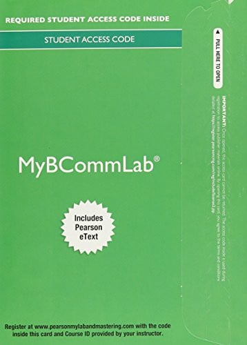 MyBCommLab with Pearson EText -- Access Card -- for Business Communication Polishing Your Professional Presence